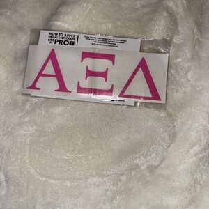 Pink AXiD Letter Decal